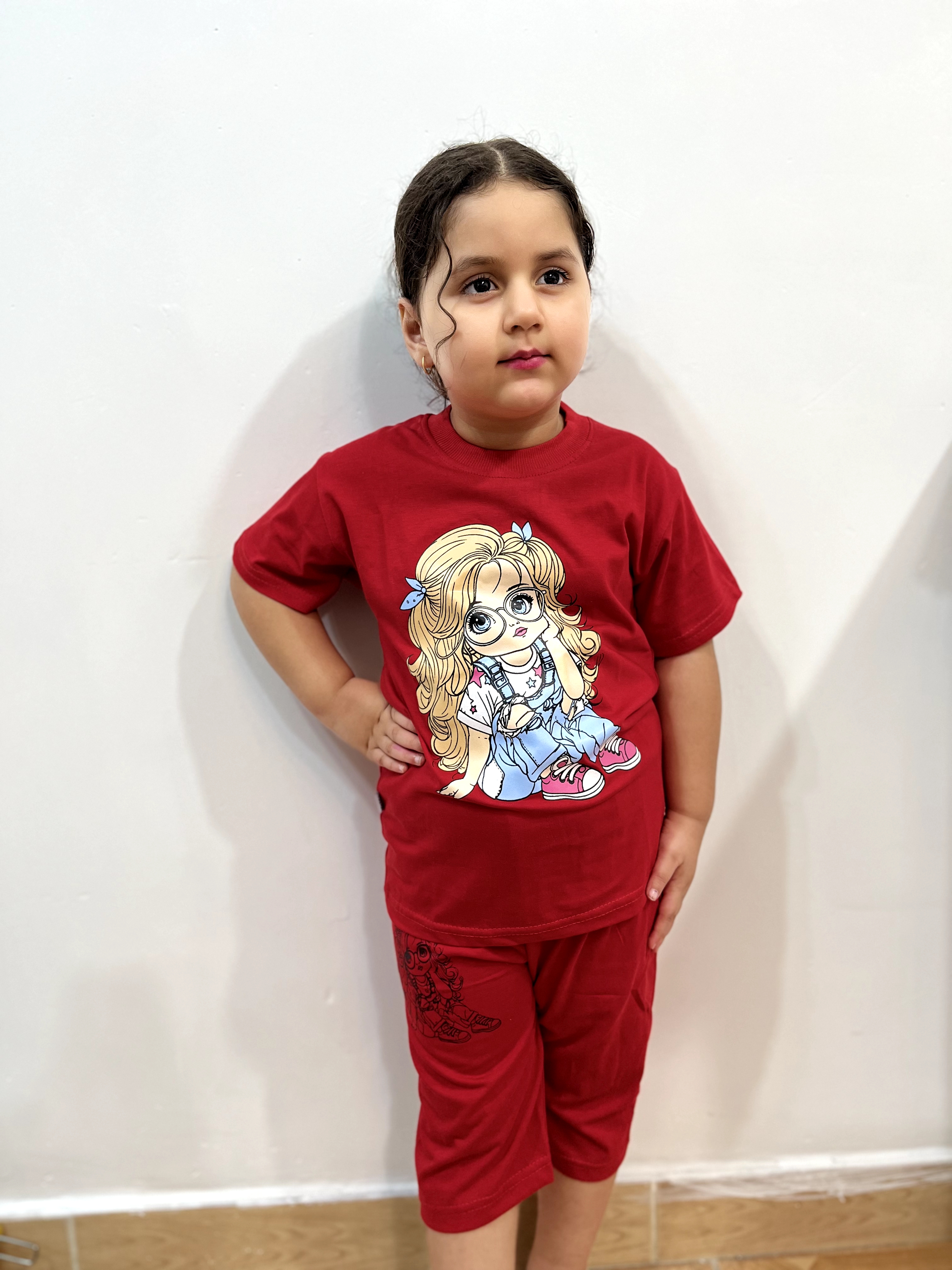 تیشرت و شلوارک راحتی  دخترانه